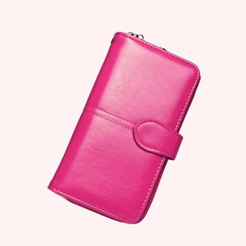 Women Leather Clutch Wallet