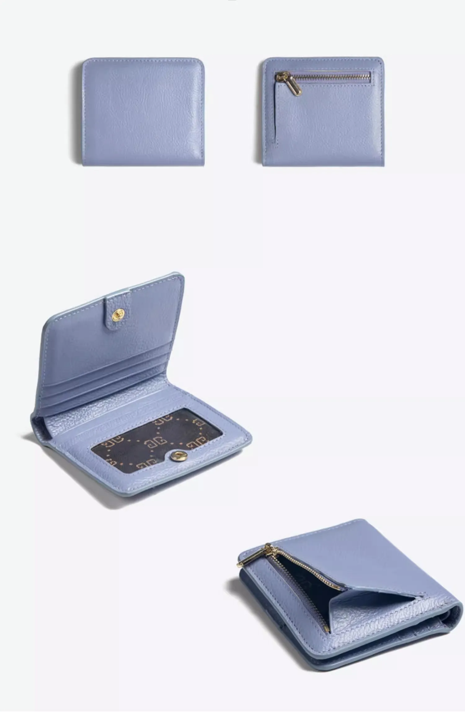Women's Billfold Leather Billfolds for Women Women's Short Wallet Women's Small Wallet