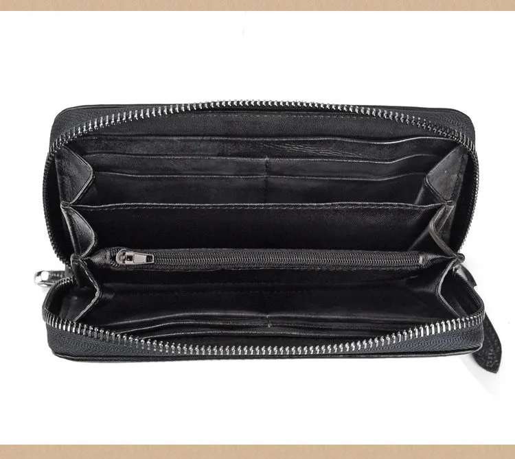 Womens Peony Flower Leather Wristlet Wallet Zip Around Wallets Floral Ladies Zipper Clutch Wallet for Women