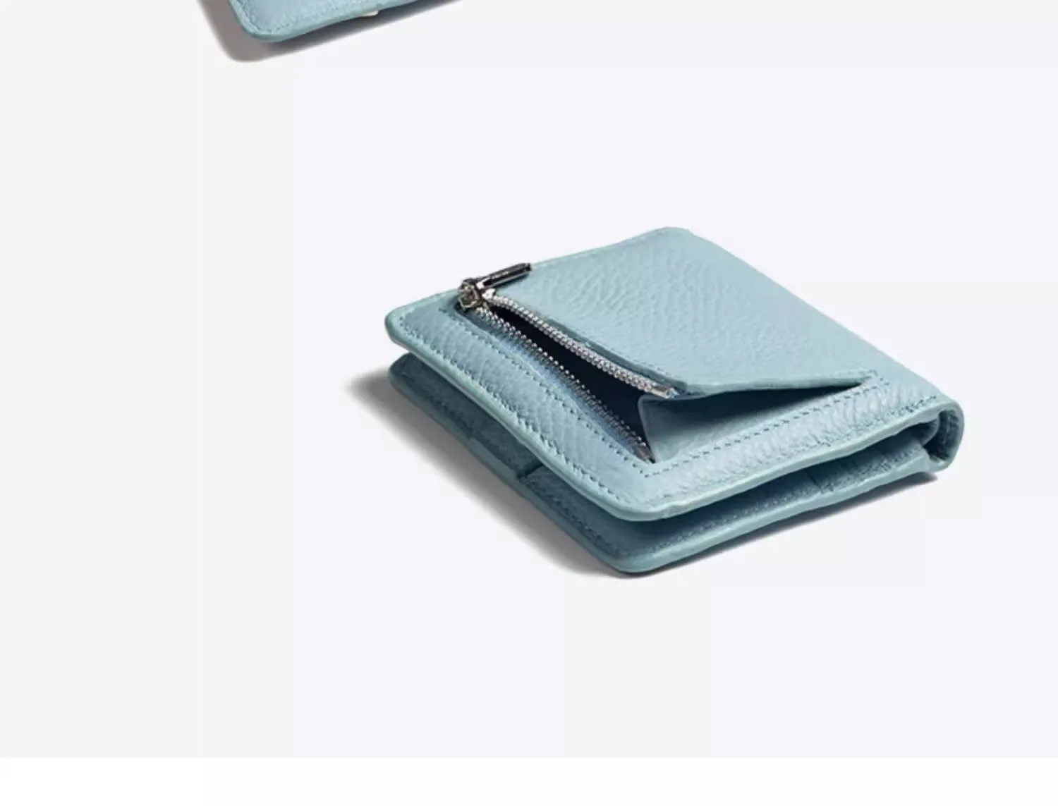 Women's Small Wallet Women's Billfold Red Leather Billfolds for Women Women's Short Wallet