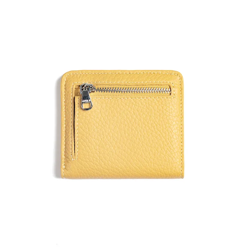 Women's Small Wallet Women's Billfold Red Leather Billfolds for Women Women's Short Wallet