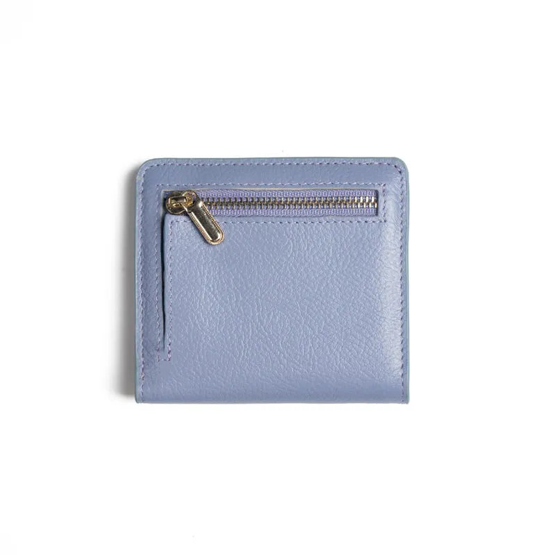 Women's Small Wallet Women's Billfold Red Leather Billfolds for Women Women's Short Wallet