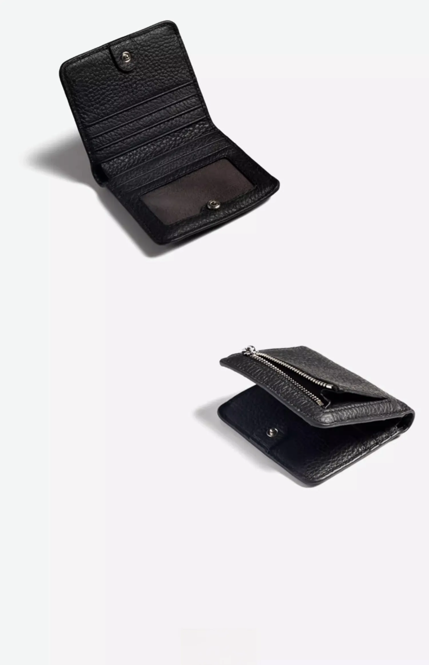 Women's Small Wallet Women's Billfold Red Leather Billfolds for Women Women's Short Wallet