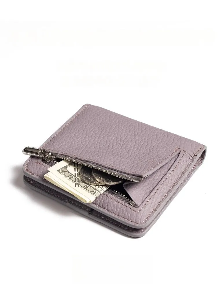 Women's Small Wallet Women's Billfold Red Leather Billfolds for Women Women's Short Wallet