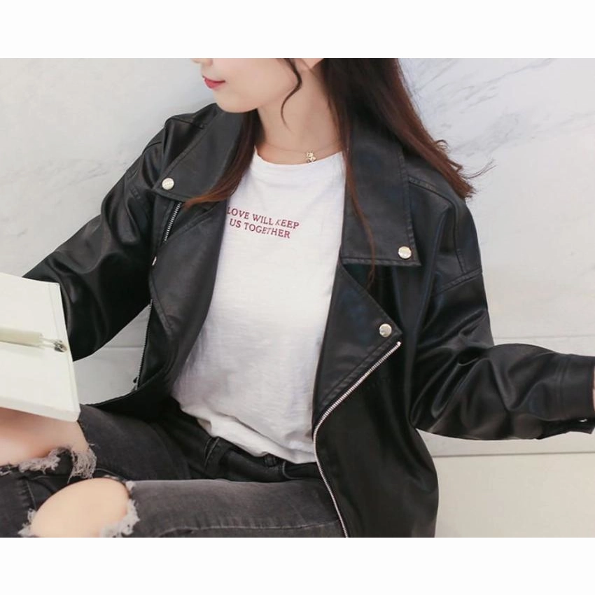 Womens Street Style Motorcycle Jacket